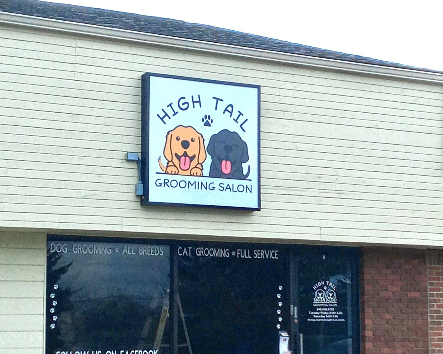 High Tail Grooming Salon storefront